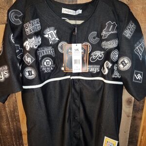 Mitchell & Ness Black Baseball Jersey